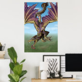 Poster Dragon volant (Bureau à domicile)