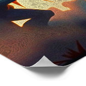 Poster Dragon vs Pegasus - Fantasy Art (Coin)