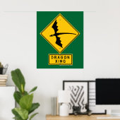 Poster Dragon XING (Bureau à domicile)