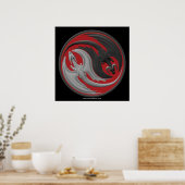 Poster Dragon Yin-Yang (Cuisine)