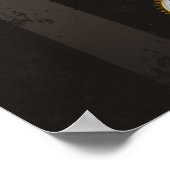 Poster Dragonflies de Steampunk sur arrière - plan rayé b (Coin)