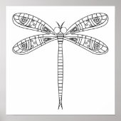 Poster Dragonfly 1 en couleur (Devant)