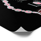 Poster Dragonfly à ailes cardiaques "Love" joli design ar (Coin)