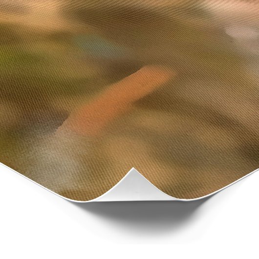 Poster Dragonfly Artistique Reposant Sur Une Tête De Fleu (Coin)