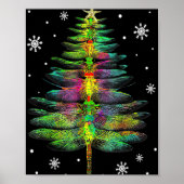 Poster Dragonfly Christmas Tree Dragonfly Xmas T Shirt (Devant)