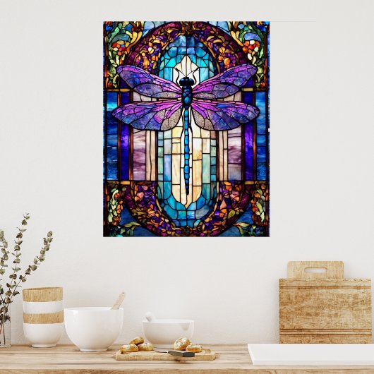 Poster Dragonfly en verre (Cuisine)