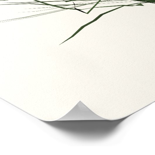 Poster Dragonfly Escargot Goutte d'Eau Abstrait (Coin)