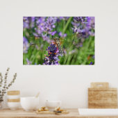 Poster Dragonfly in Lavender Garden (Cuisine)