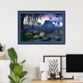 Poster Dragonfly Pond Par Michelle Wilder (Bureau à domicile)