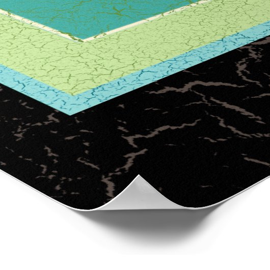 Poster Dragonfly vert (Coin)