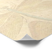 Poster Dragonfly Vintage dessin classique (Coin)