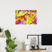 Poster Dragonfly watercolor painting (Bureau à domicile)