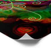 Poster Dragonfly Whimsical Purple Poproom (Coin)