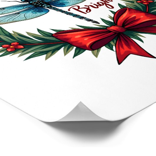 Poster Dragonfly Wreath (Coin)