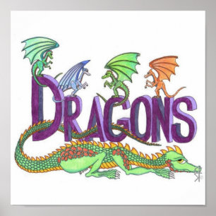 Poster Dragons