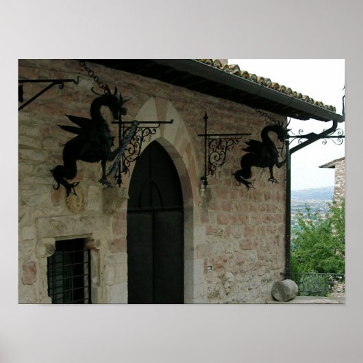 Poster Dragons d'Assise (Devant)