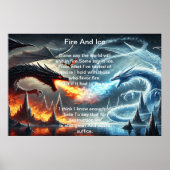 Poster Dragons de feu et de glace (Devant)