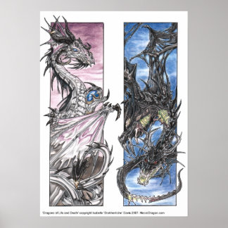 Poster Dragons de vie et de mort