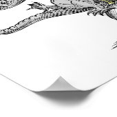 Poster Dragons d'or et d'argent (Coin)