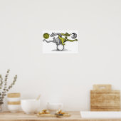Poster Dragons d'or et d'argent (Cuisine)