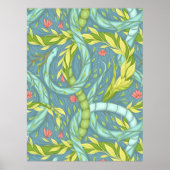 Poster Dragons en bois (Devant)