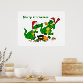 Poster Dragons - Joyeux Noël ! - aujourd'hui je vais cuis (Cuisine)