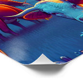 Poster Drague et bétail Herford à la nuit (Coin)