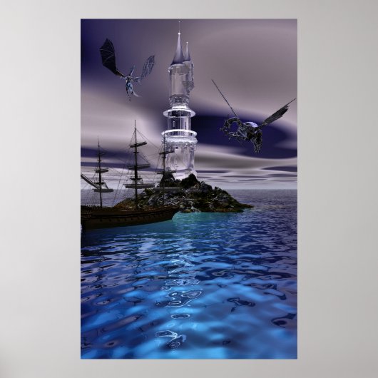 Poster drakentower (Voorkant)