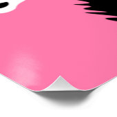 Poster Drama Llama Camélid coloré (Coin)
