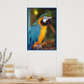 Poster Dramatique Macaw (Cuisine)