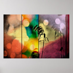 Poster dramatique Rainbow Grass