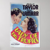 Poster Drame romantique : La Dame des Tropiques de Hedy L (Devant)