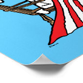 Poster Drapeau 4 juillet à coudre Snoopy (Coin)