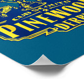 Poster Drapeau à damier de course de derby de pinwood de (Coin)