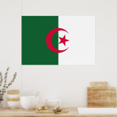 Poster Drapeau Algérie (Cuisine)