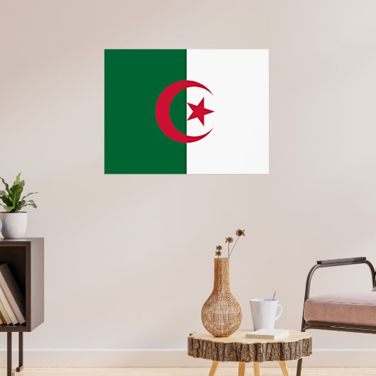 Poster drapeau algérien (Salon 3)