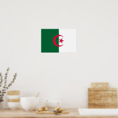 Poster Drapeau algérien patriotique (Cuisine)
