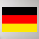 Poster Drapeau Allemagne (Devant)