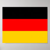 Poster Drapeau Allemagne (Devant)