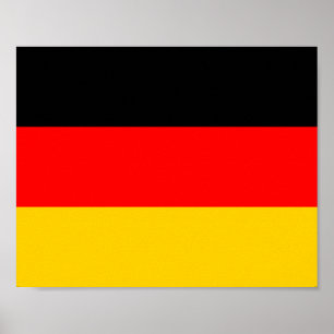 Poster Drapeau Allemagne