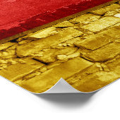 Poster Drapeau allemand (Coin)