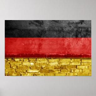 Poster Drapeau allemand