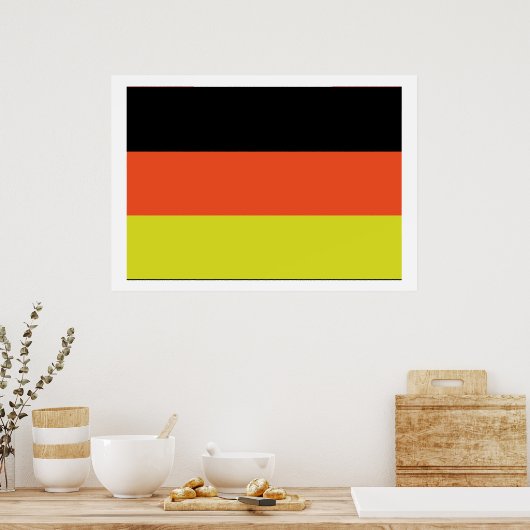 Poster Drapeau allemand (Cuisine)