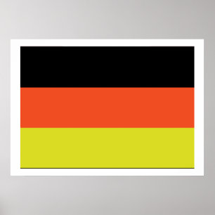 Poster Drapeau allemand