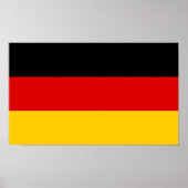 Poster Drapeau allemand (Devant)
