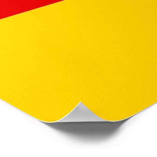 Poster Drapeau allemand (Coin)