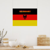 Poster Drapeau allemand (Cuisine)