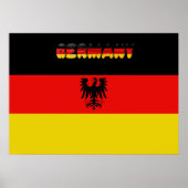 Poster Drapeau allemand (Devant)