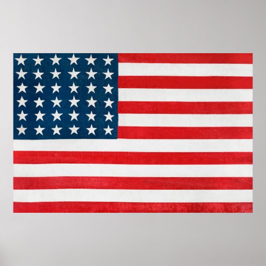 Poster Drapeau Américain (Devant)