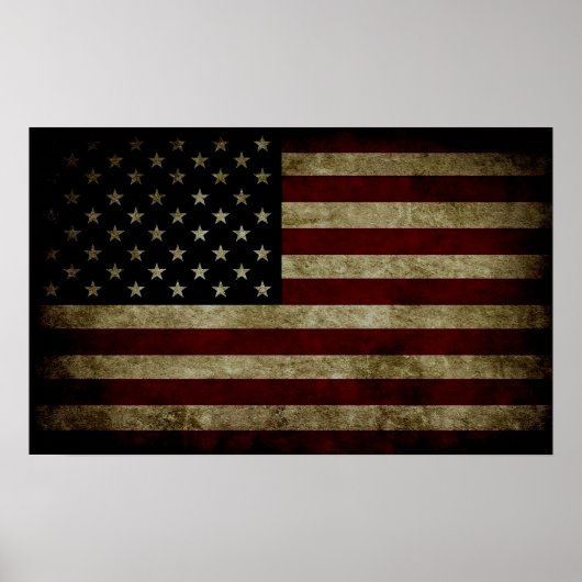 Poster Drapeau américain (Devant)